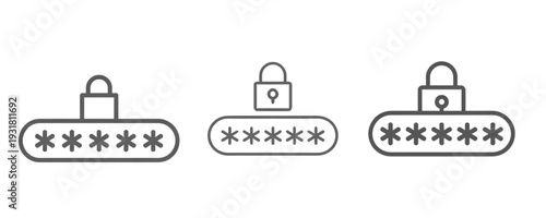 A detailed vector file illustration of a stylized, abstract geometric shape Vector