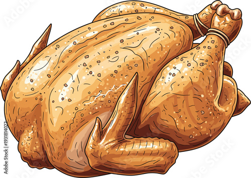 Perfectly Roasted Whole Chicken - Golden Brown & Delicious