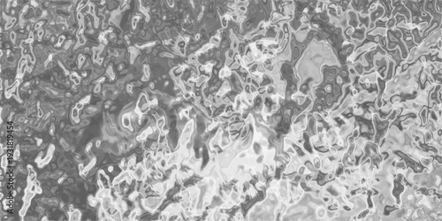 Organic liquid metal texture in grayscale with fluid abstract patterns and shimmering highlights for dynamic backgrounds