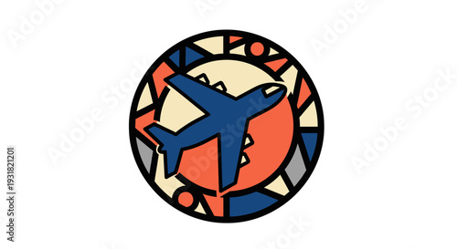 Airplane Travel Logo Design.