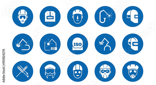 Collection of Safety and Personal Protective Equipment Icons.