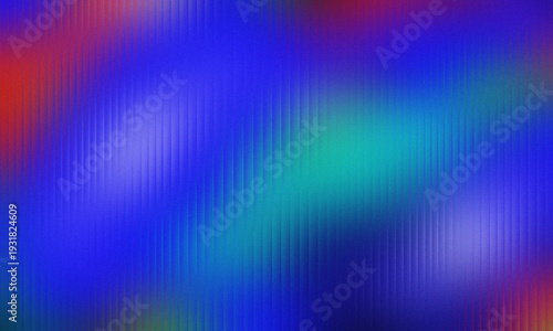 Fotografie Abstract Digital Artwork with Vibrant Colors  Background with Vertical Ripple Di