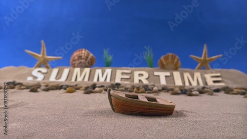 Summer Vibes in Sand Cute Stop Motion Beach Adventure
