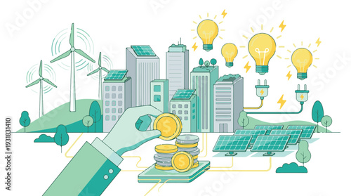Financial Investment in Green Energy and Sustainable Urban Development