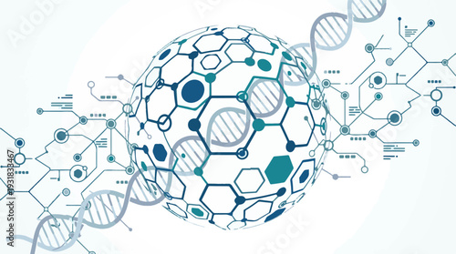 Abstract DNA and network connections: Science and technology background
