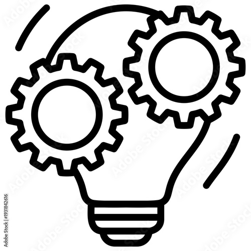 Idea Generation line icon