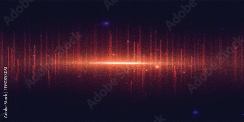 Technology futuristic vertical lines network connection speed orange on dark background. Vector illustration