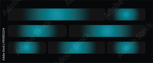 Modern Glowing Cyan Gradient Rectangular Blocks Background