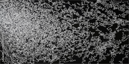 Seamless black and white fabric texture background featuring a rough grunge pattern with gray marble and stone surface details for a dark textured wall design