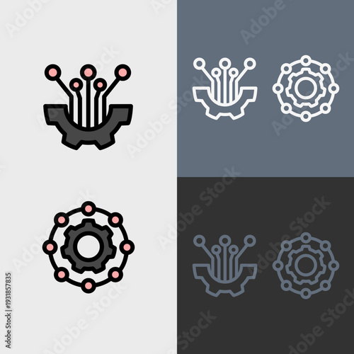 Workflow symbol -Workflow and project management icon.