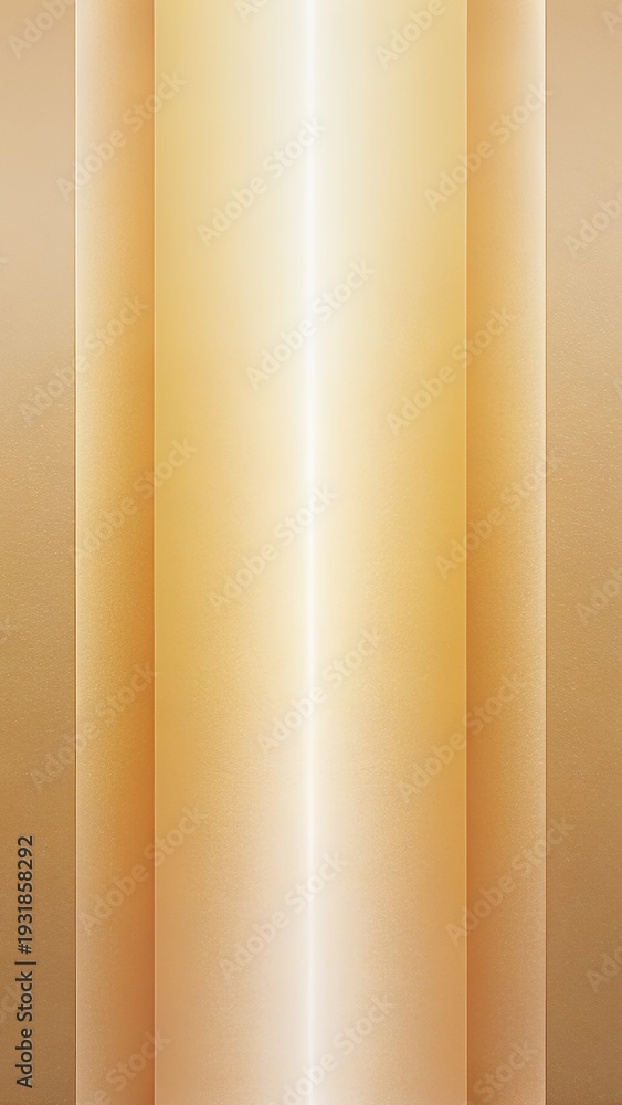 Obraz premium Golden light shining through elegant vertical blinds