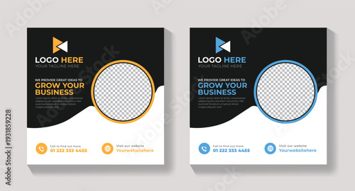 Business Idea Social Media Post Template, Instagram, LinkedIn, or Facebook	