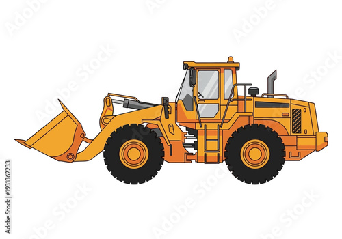 Heavy Duty Front End Loader Machine.