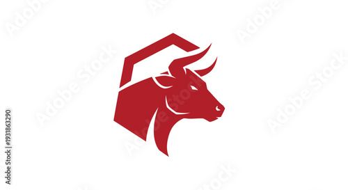 Red Bull Graphic Illustration Logo Design.