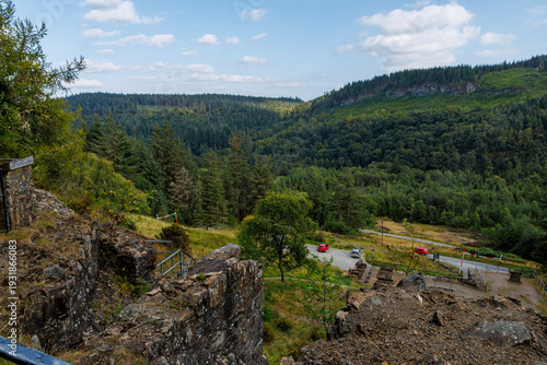 Ruins of Hafna Lead mine Gwydir Forest Betws Y Coed