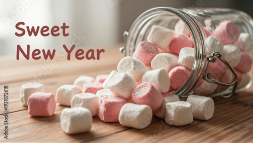 Sweet New Year Marshmallows