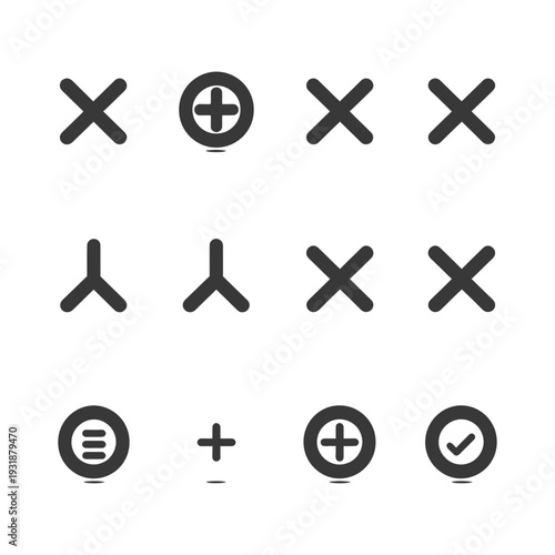 A Set of Basic User Interface Symbols