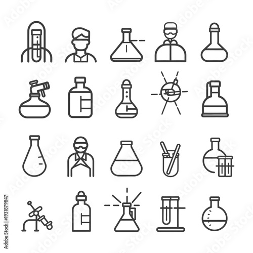 A Set of Chemistry-Related Icons