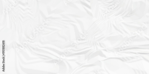 Paper texture background. Natural background designed for paper mockup design use. Old torn lined sheet paper with rough edges. Crumpled paper Blank white crumpled and creased paper poster.	