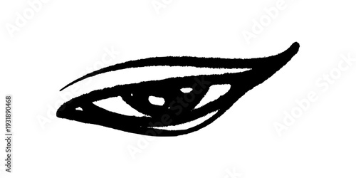 Sharp Eyes Illustration in Bold Urban Street Art Style.