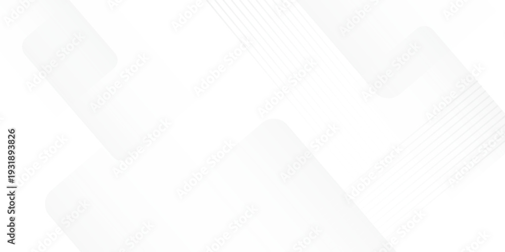 Obraz premium Minimalist White Background with Geometric Shapes and Subtle Dots for Modern Designs and Presentations, Creating a Clean and Professional Look