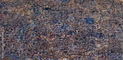 Abstract mosaic pattern with vibrant colors and intricate details.