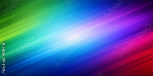 A bright rainbow gradient backdrop features soft colorful waves and abstract light lines in a motion blur pattern for a modern art wallpaper design