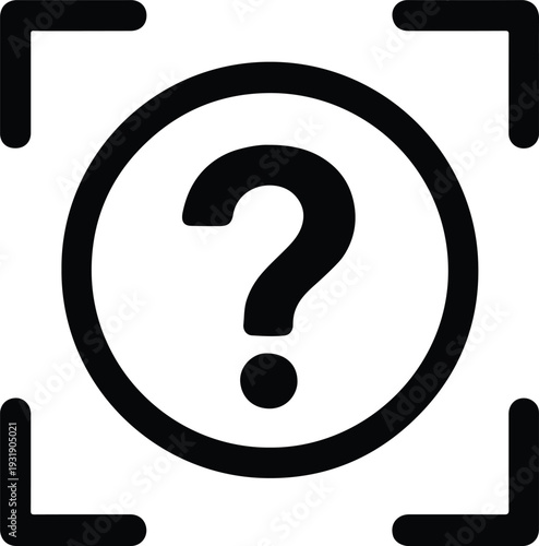 Target focus assistance customer support help icon