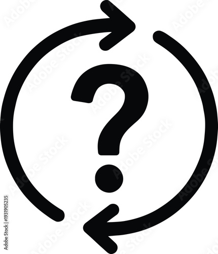 Refresh loop assistance cycle customer support icon