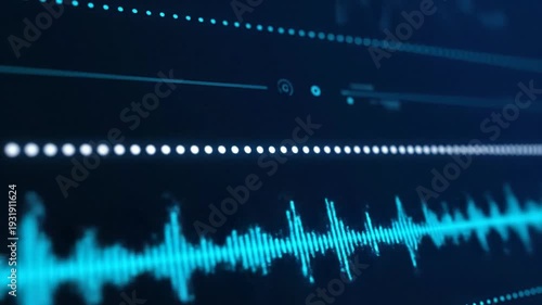 Corporate target symbol with subtle glow effect in a dark environment, seen from a close-up viewpoint in a high-definition VIDEO