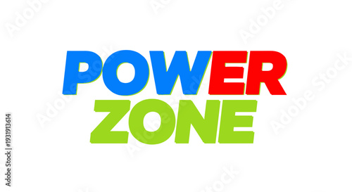 Power Zone Text Logo Design