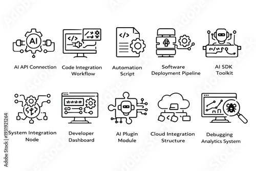 Key components and concepts of modern software development and deployment
