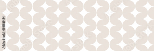 Geometric abstract retro warm neutral beige vector pattern background