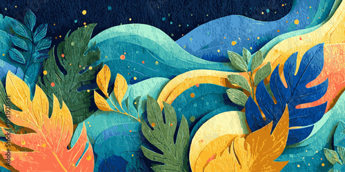 A vibrant sunset over a tranquil lake with gentle ripples reflecting the warm hues