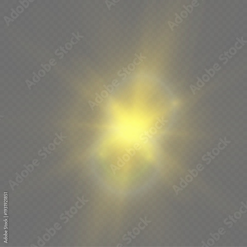 Luxurious star glow combined with rainbow sparkle and shimmering shine creates a decorative background, perfect for modern professional design.

