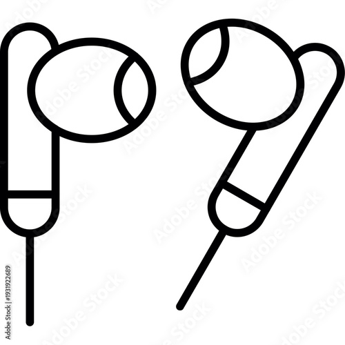 Wired Stereo Earphones Audio
