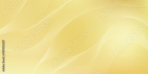 Contemporary technology cover design. Gold background with geometric pattern, and gold (guilloche curve). Premium gold vector technology background for business templates, digital certificates