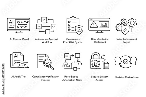 Essential steps and components in artificial intelligence and data management workflows