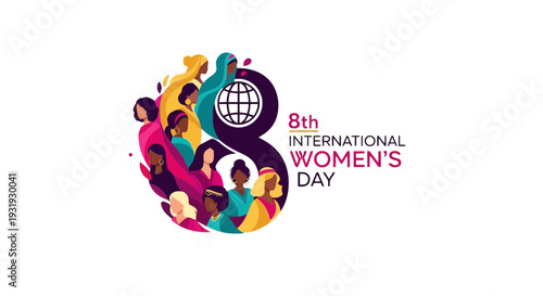 International Women's Day 8 March Poster