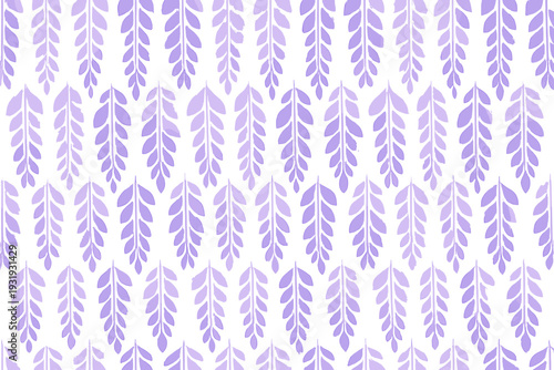 Purple leaf pattern fills the background in a simple design for art or decoration purposes