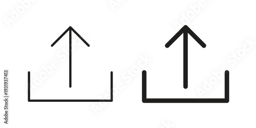 Export icon Symbol for App and Web UI Design Vectors