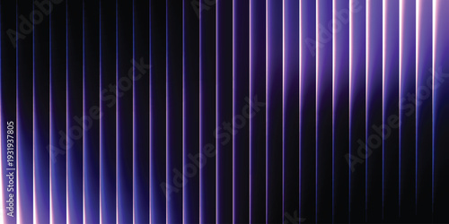 Purple violet gradient ribbed glass texture modern luxury background, glowing banner poster header backdrop web design