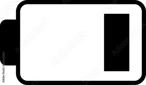 Battery status icon charging level indicator symbols with low, medium, full power and lightning bolt in solid and outline style vector isolated on transparent background