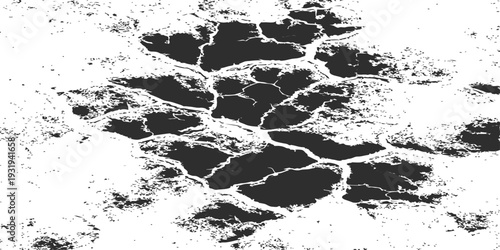 Abstract black and white grunge texture background with distressed grainy grit and vintage weathered paint effect