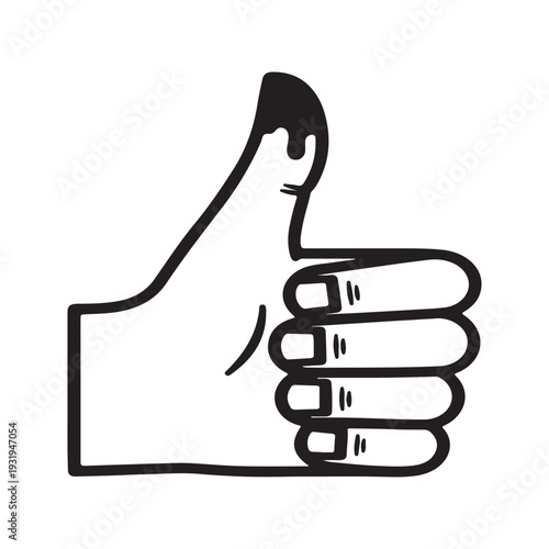 Nail for election vote in grayscale icon. Vector illustration of vote equipment element in trendy style. Editable graphic resources for many purposes.
