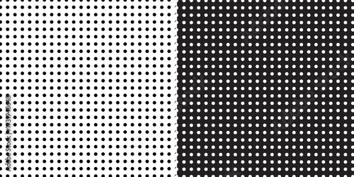 seamless spotty spot dots pattern in vector. Stylish, textured sketchy hand drawn cute spots. \monochrome minimalist graphic illustration pattern. repeat simple small black dots on pink background.