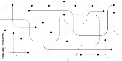 Abstract Technology Circuit Board Background – Futuristic Electronic Motherboard Texture for Web Header, Banner and Digital Presentation