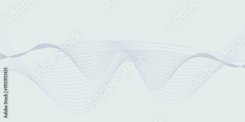 Minimalist wall art with dynamic lines in shades of light blue and bluish gray. very nice. modern