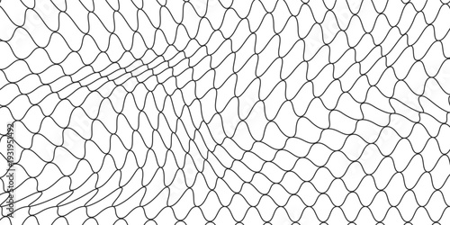 Mesh texture for fishing nets. Grunge pattern for sportswear or soccer goal, volleyball net, basketball hoop, hockey, athletics. eps10