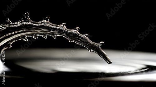 Intricate glass sculpture with organic, flowing form displayed in dramatic lighting